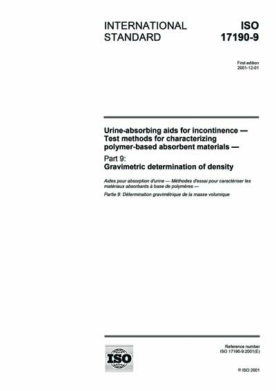 Standards PDF Cover Page