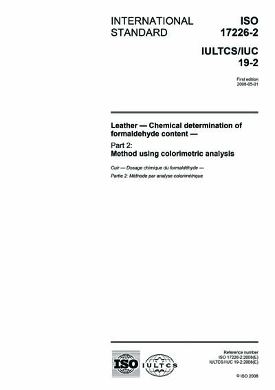Standards PDF Cover Page