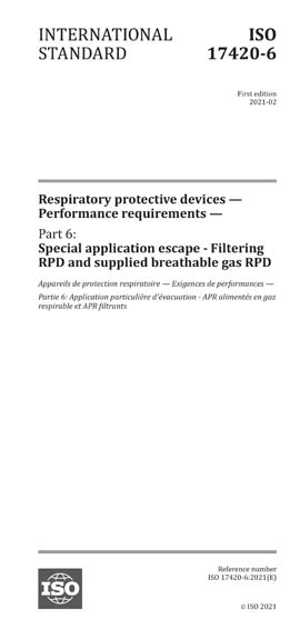 Standards PDF Cover Page