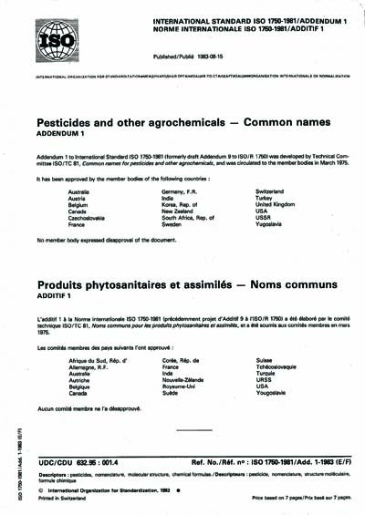 Standards PDF Cover Page
