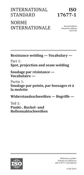 Standards PDF Cover Page