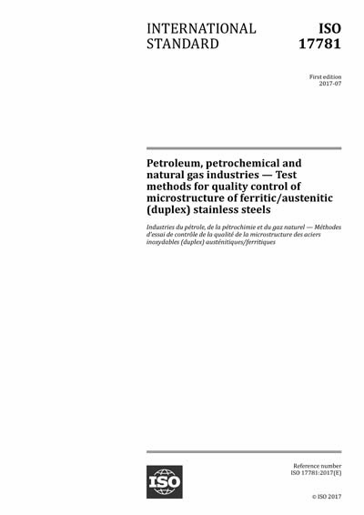 Standards PDF Cover Page