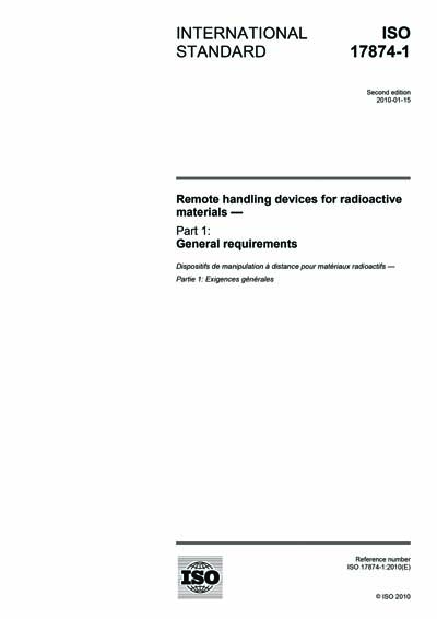Standards PDF Cover Page