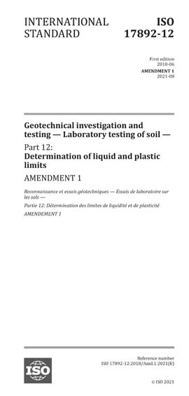 Standards PDF Cover Page