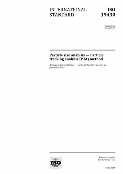 Standards PDF Cover Page