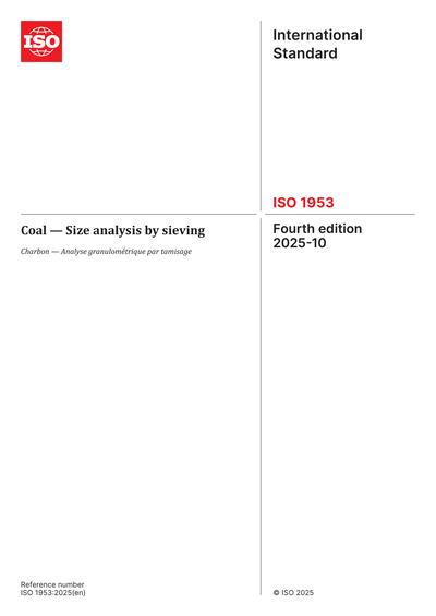 Standards PDF Cover Page