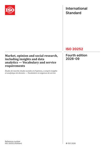 Standards PDF Cover Page