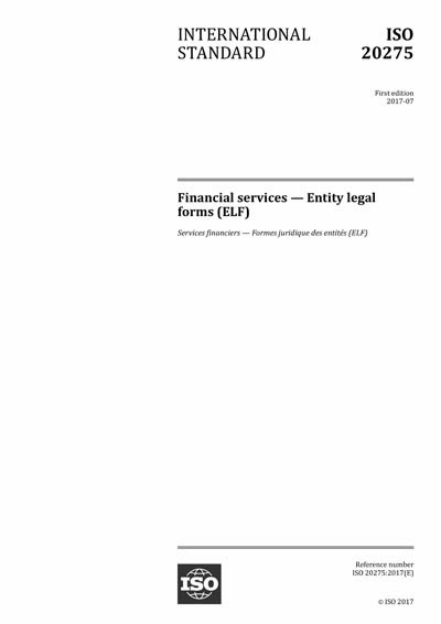Standards PDF Cover Page