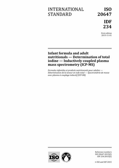 Standards PDF Cover Page
