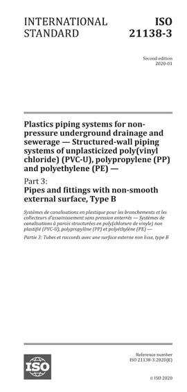Standards PDF Cover Page