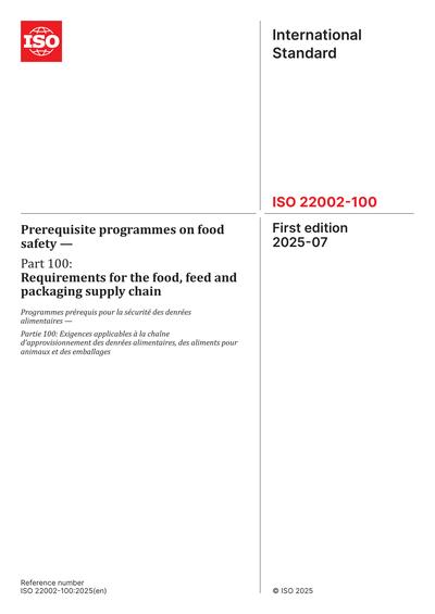 Standards PDF Cover Page