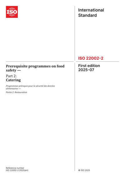 Standards PDF Cover Page