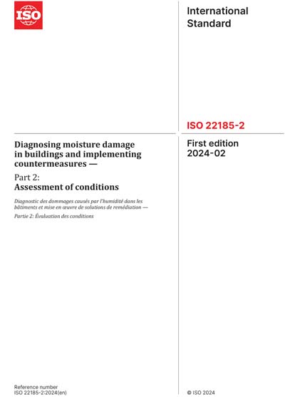 ISO 22185-2:2024 - Diagnosing moisture damage in buildings and ...