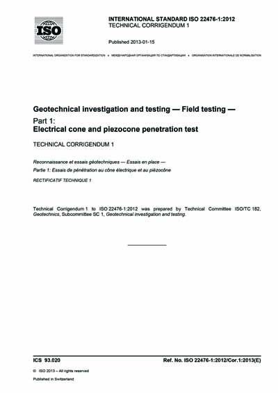 Standards PDF Cover Page