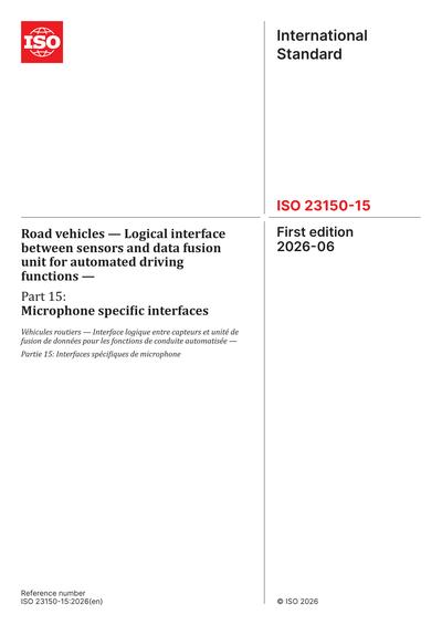 Standards PDF Cover Page