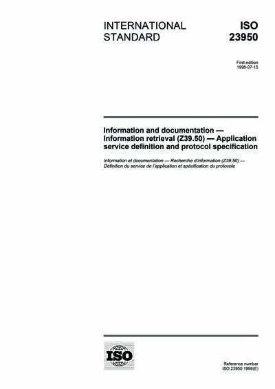 Standards PDF Cover Page