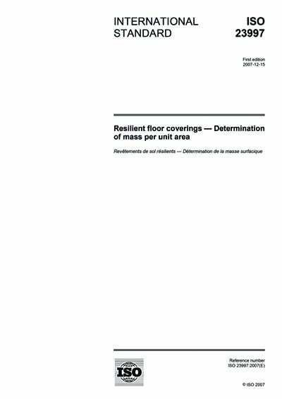 Standards PDF Cover Page
