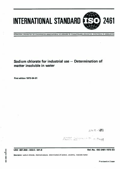 Standards PDF Cover Page