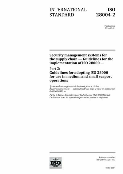 Standards PDF Cover Page