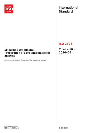 Standards PDF Cover Page