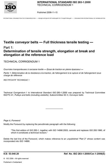 Standards PDF Cover Page