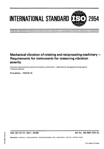 Standards PDF Cover Page