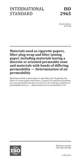 Standards PDF Cover Page