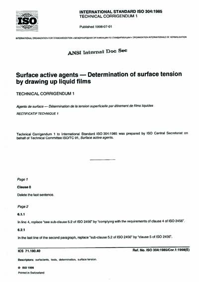 Standards PDF Cover Page