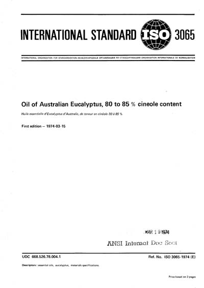 Standards PDF Cover Page