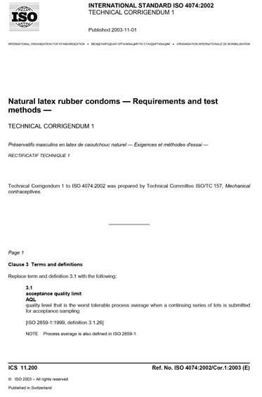 Standards PDF Cover Page