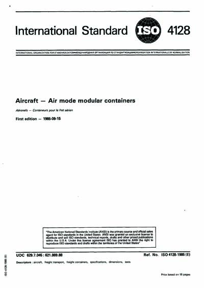 Standards PDF Cover Page