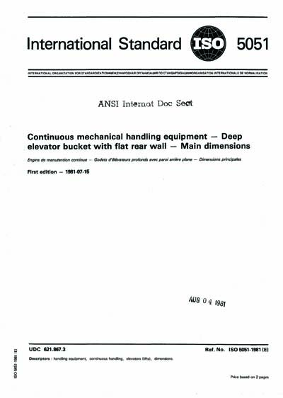 Standards PDF Cover Page