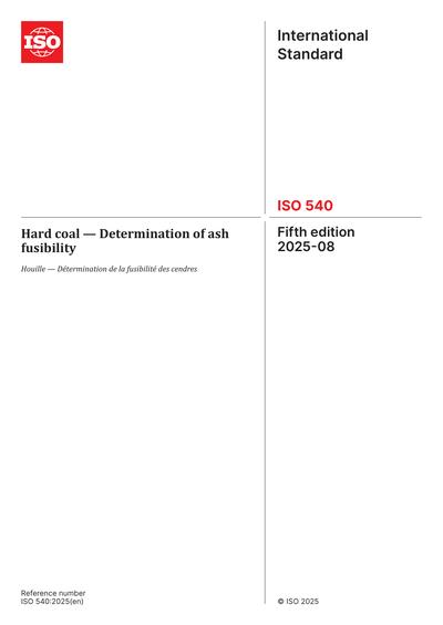 Standards PDF Cover Page