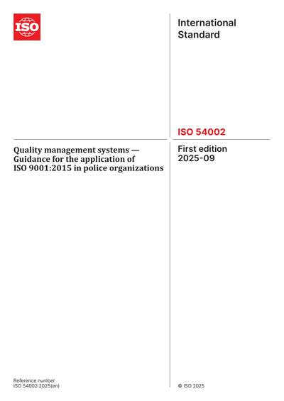 Standards PDF Cover Page