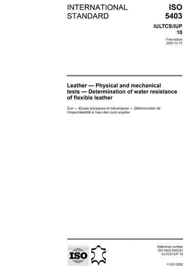 Standards PDF Cover Page