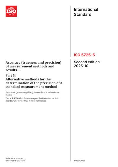 Standards PDF Cover Page