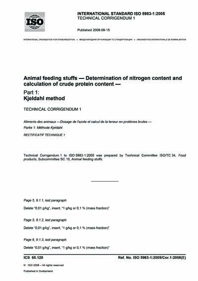 Standards PDF Cover Page