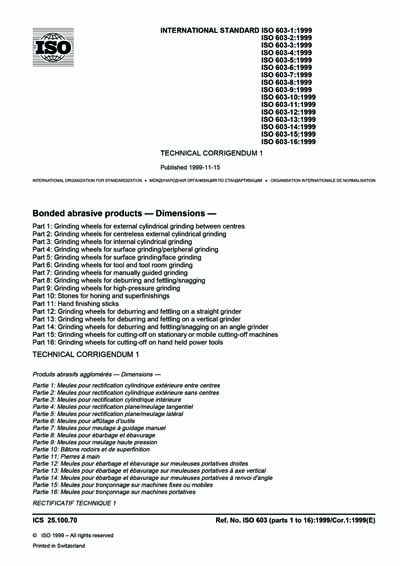 Standards PDF Cover Page