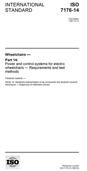 ISO 7176-14:1997 - Wheelchairs -- Part 14: Power and control systems ...