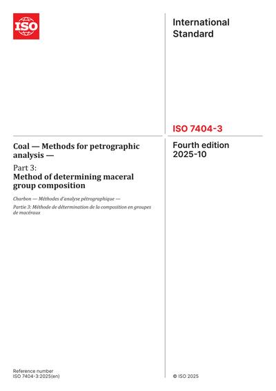 Standards PDF Cover Page