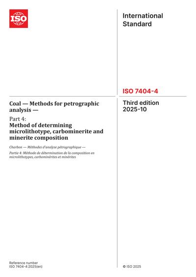 Standards PDF Cover Page