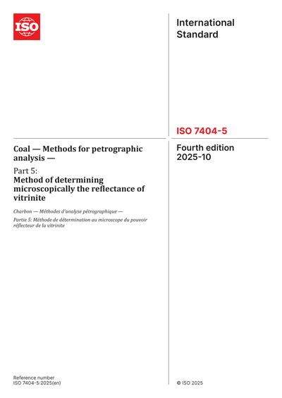 Standards PDF Cover Page
