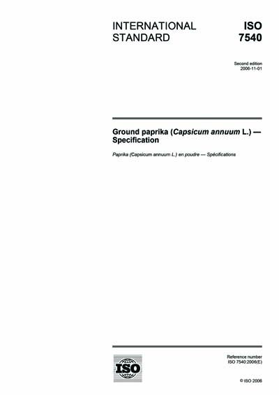 Standards PDF Cover Page