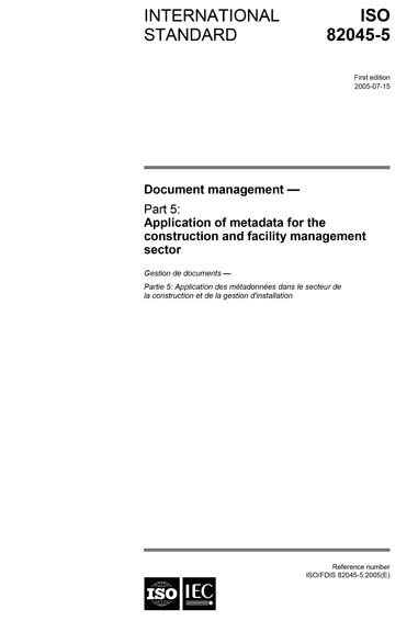 Standards PDF Cover Page
