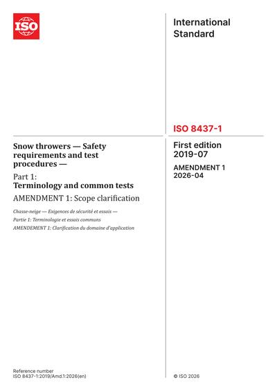 Standards PDF Cover Page