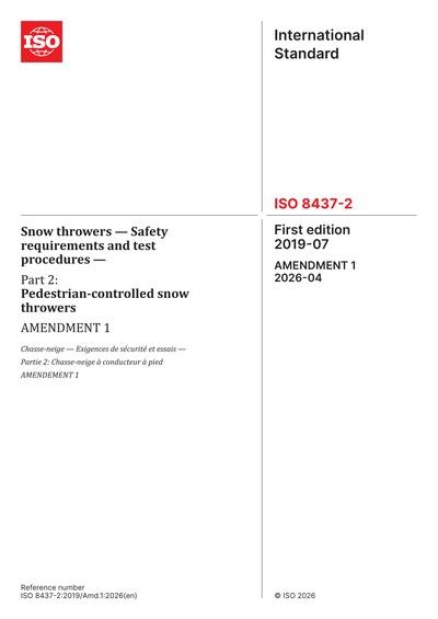 Standards PDF Cover Page