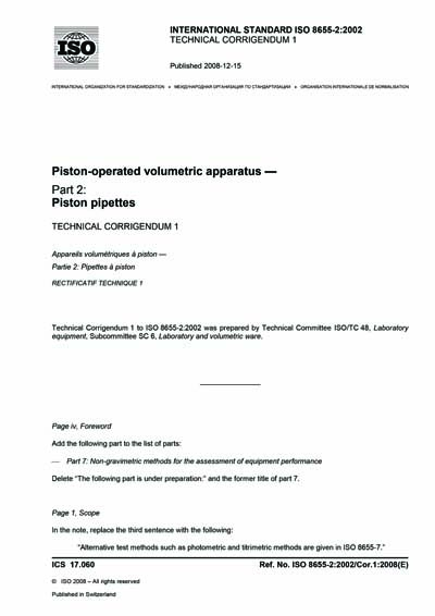 Standards PDF Cover Page