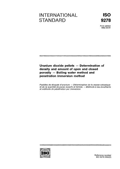 Standards PDF Cover Page