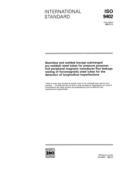 Standards PDF Cover Page