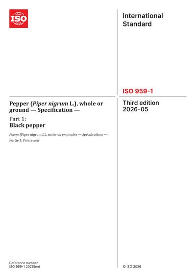 Standards PDF Cover Page